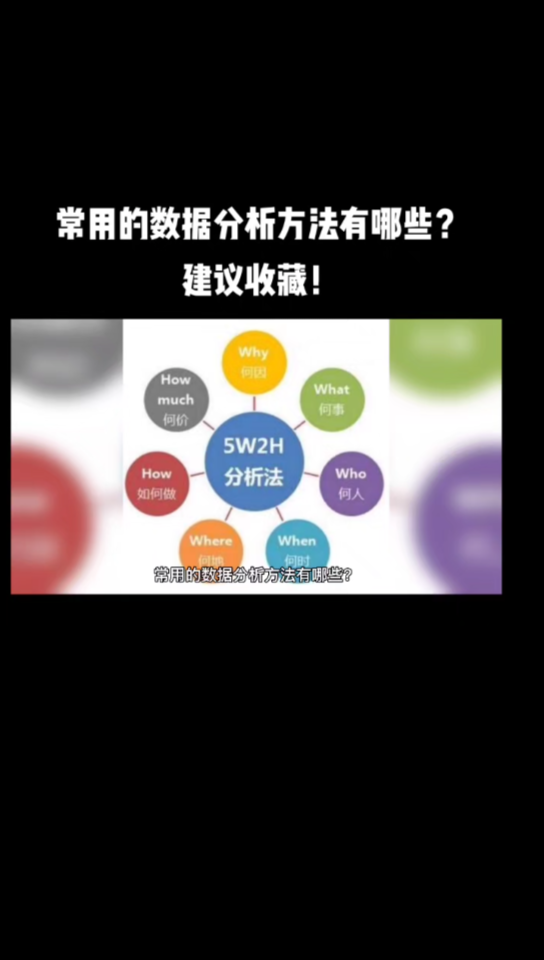 常用的数据分析方法有哪些?哔哩哔哩bilibili