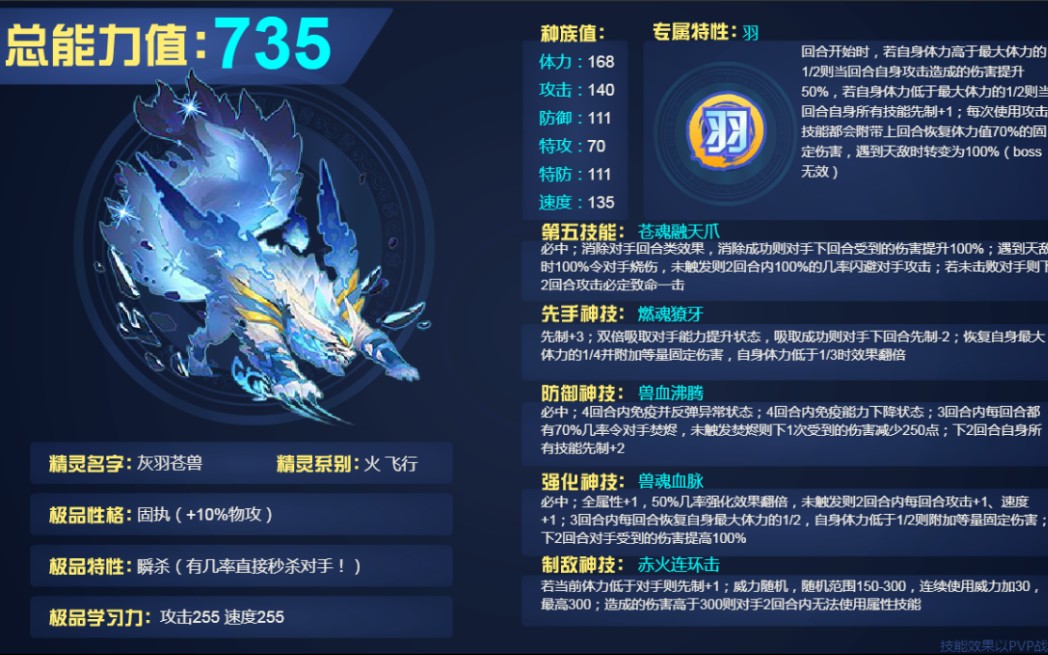 苍炎缠身兽魂觉醒灰羽苍兽巅峰实战赛尔号