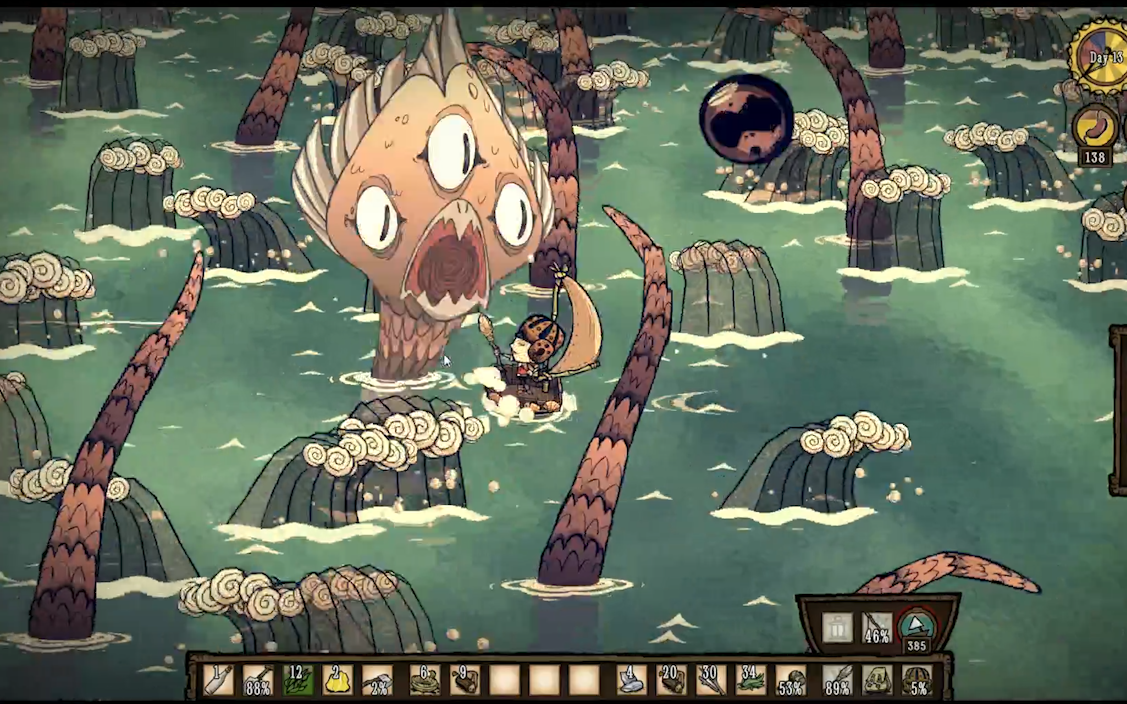 饥荒海难赌博真是恶习尖喙海妖来袭