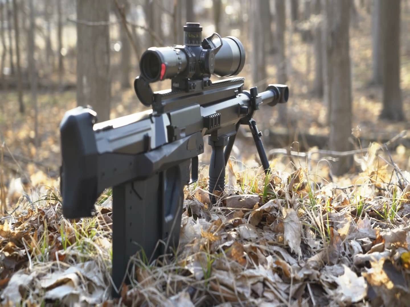 【搬运/没什么字幕可加】 gm6 lynx半自动 .50bmg狙击步枪 武器欣赏