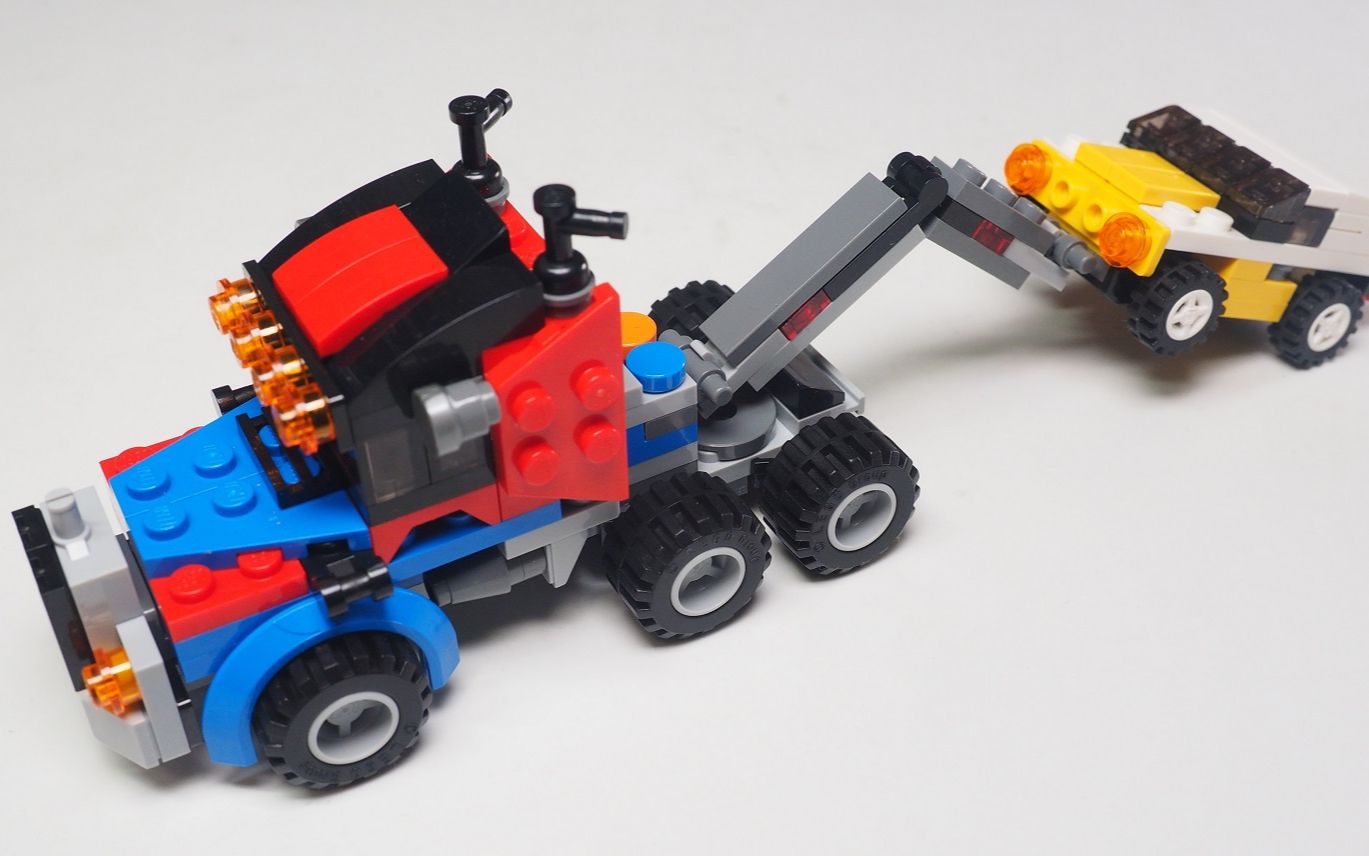 这不是变形金刚里的擎天柱,这是乐高创意百变31033救援拖车_哔哩哔哩