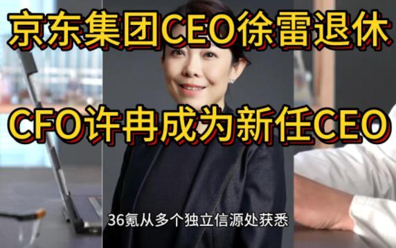 京东集团CEO徐雷退休,CFO许冉接替成为新任CEO哔哩哔哩bilibili