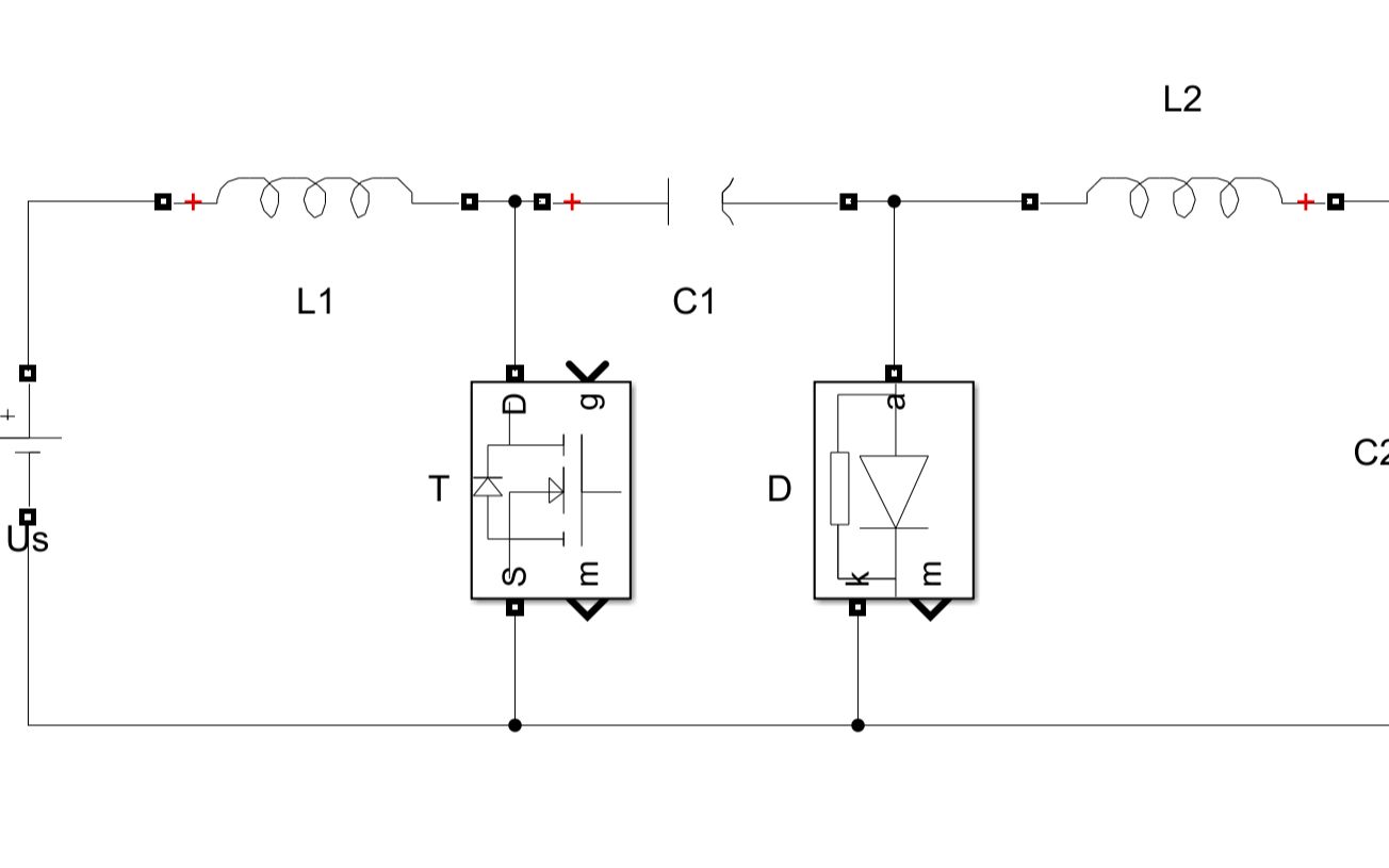 DC/DC:丘克(Cuk)变换电路的设计及matlab/simulink仿真过程哔哩哔哩bilibili