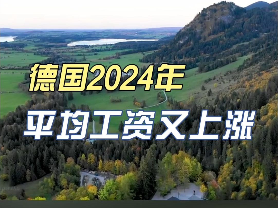 德国2024年平均工资又上涨!哔哩哔哩bilibili