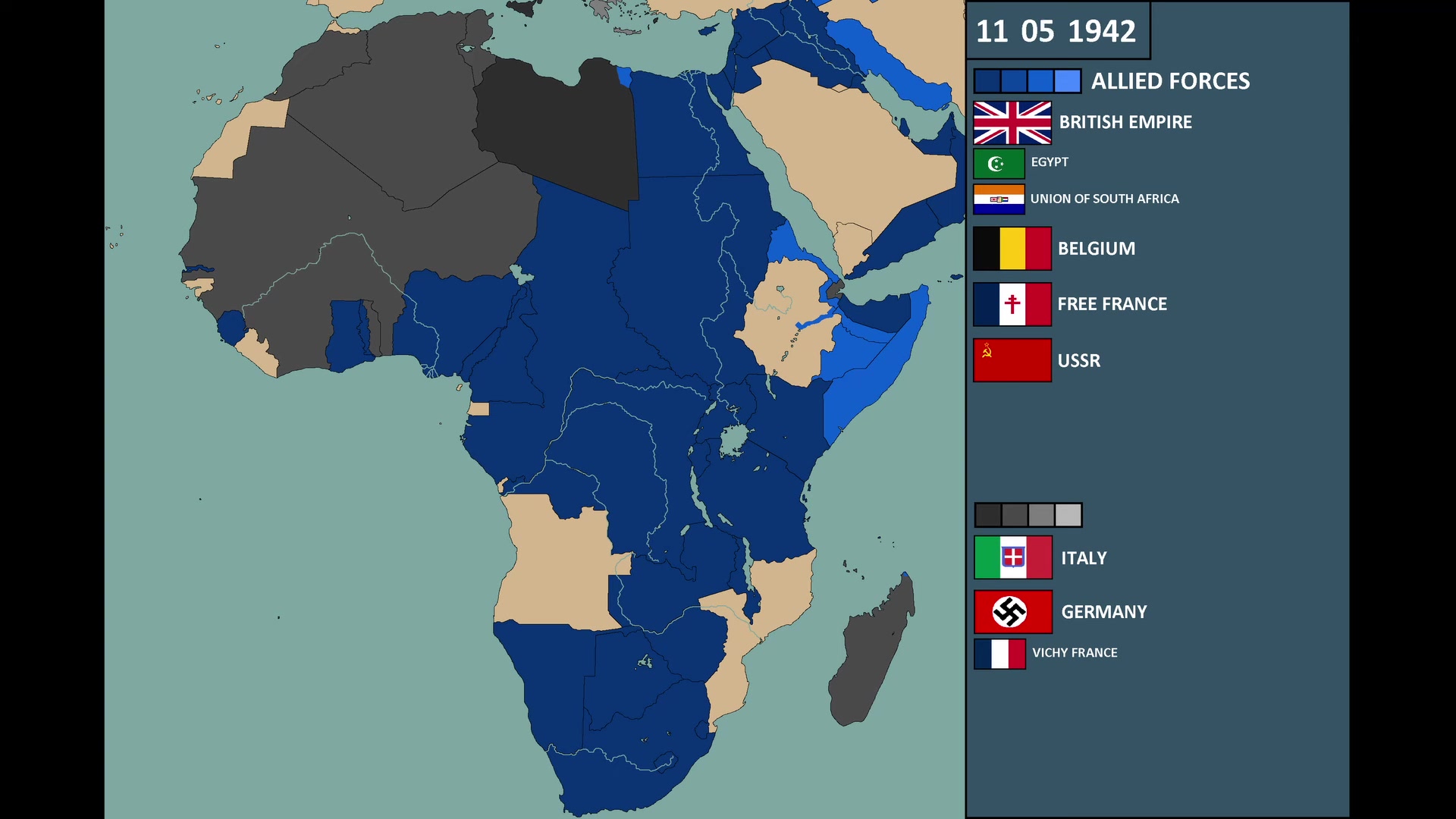 【历史地图】非洲殖民到独立