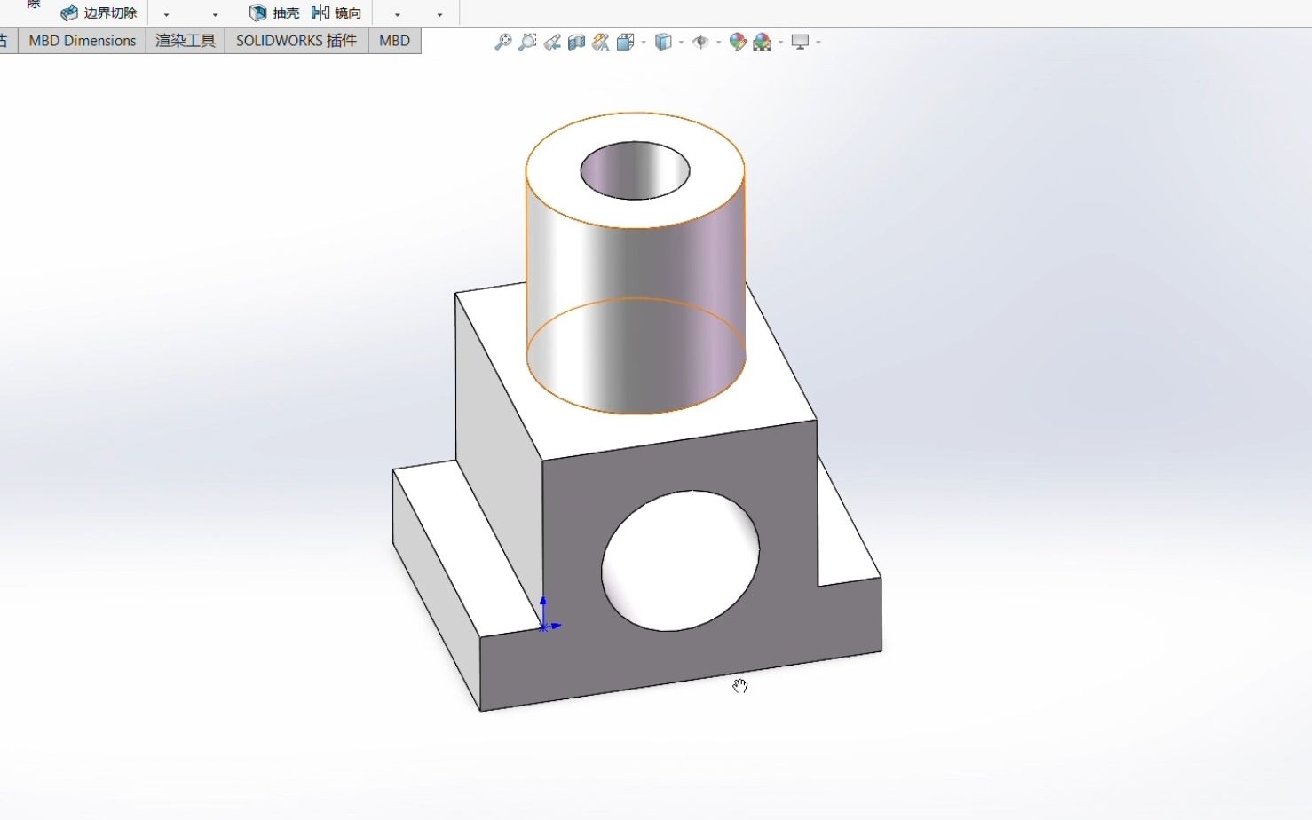 solidworks零件绘图练习(2)