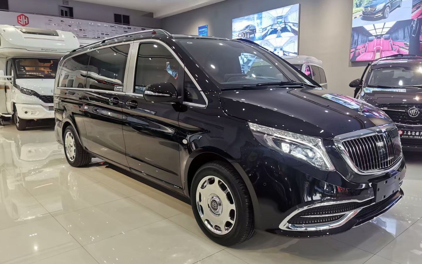 全新奔驰威霆改装迈巴赫vs680,年底出行最有面的首选座驾_哔哩哔哩