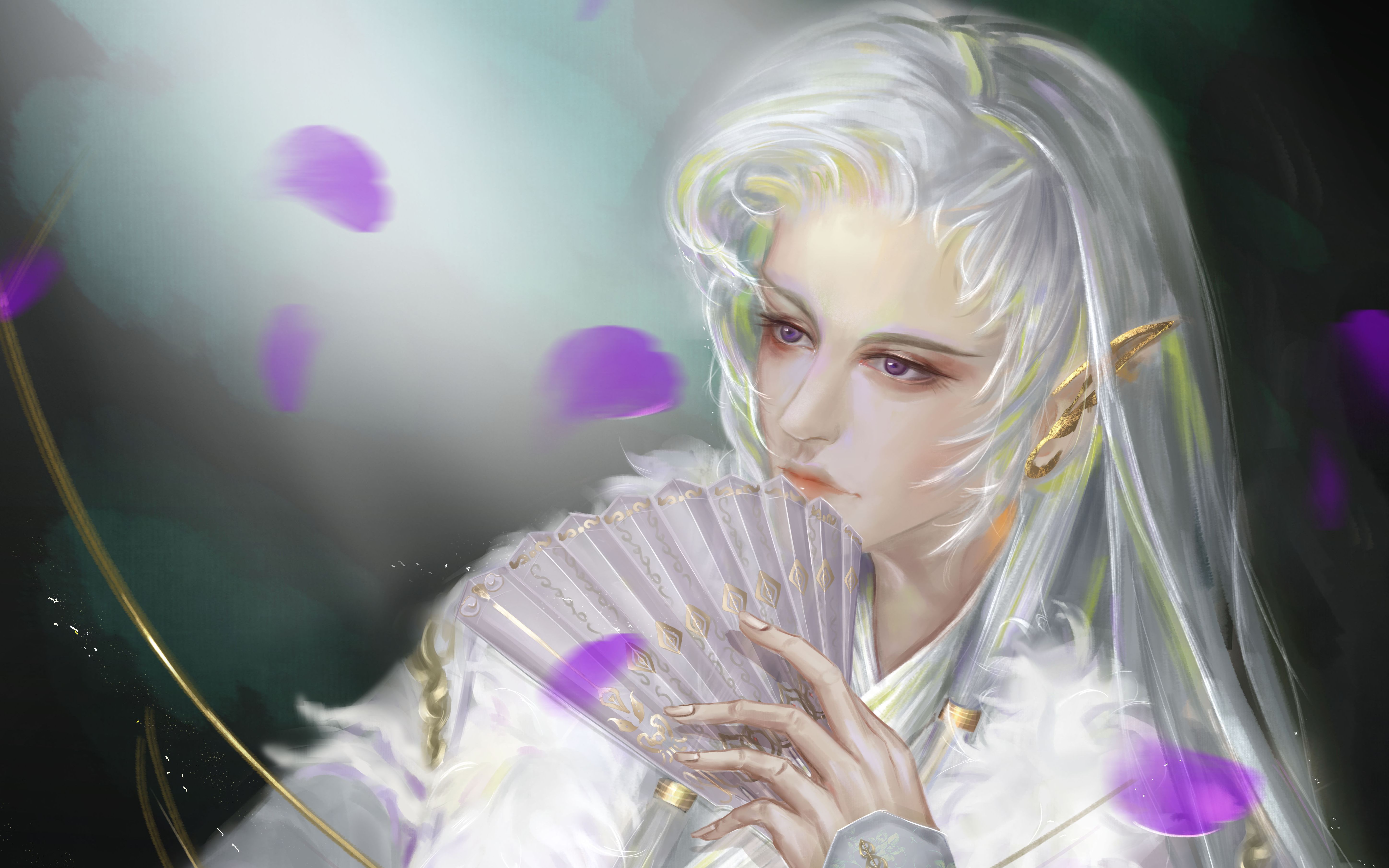 (板绘)白衣沽酒·绮罗生_哔哩哔哩 (゜-゜)つロ 干杯~-bilibili