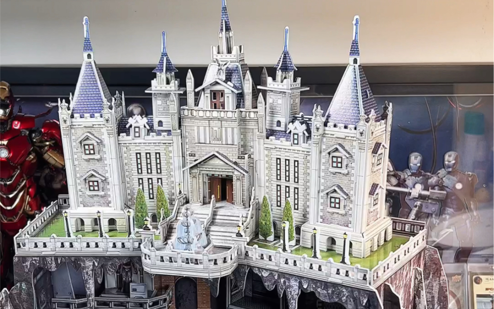 正版授权|3d立体拼图蝙蝠侠系列之韦恩庄园