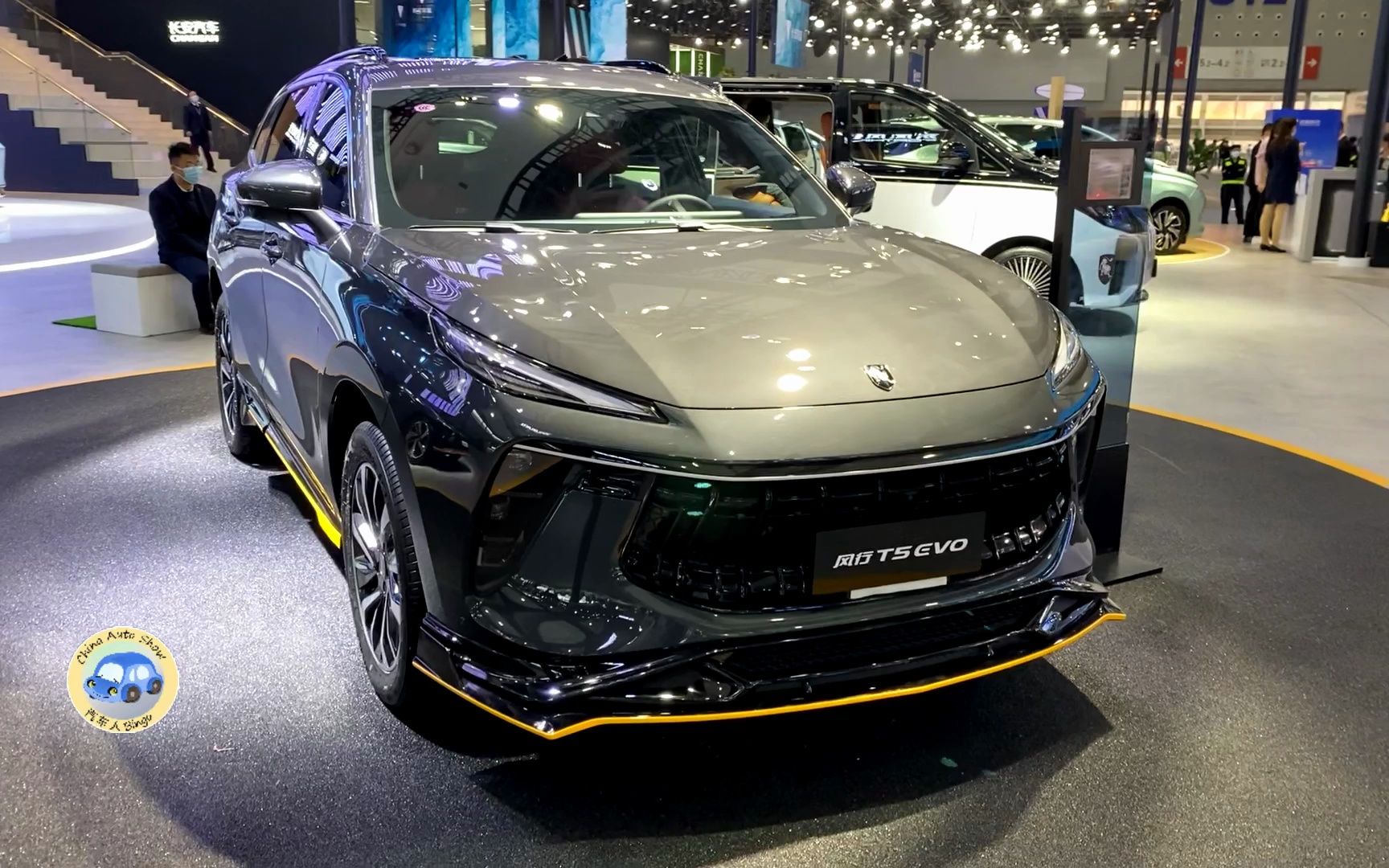 2021款东风风行t5 evo车展实拍,外观与内饰静态体验