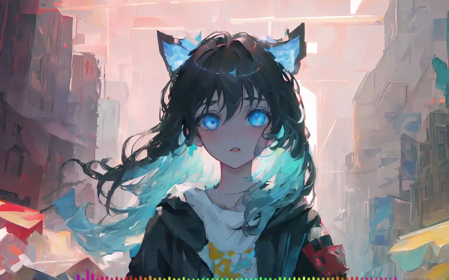 超治愈的青瞳猫次元空间旋律洗头助眠