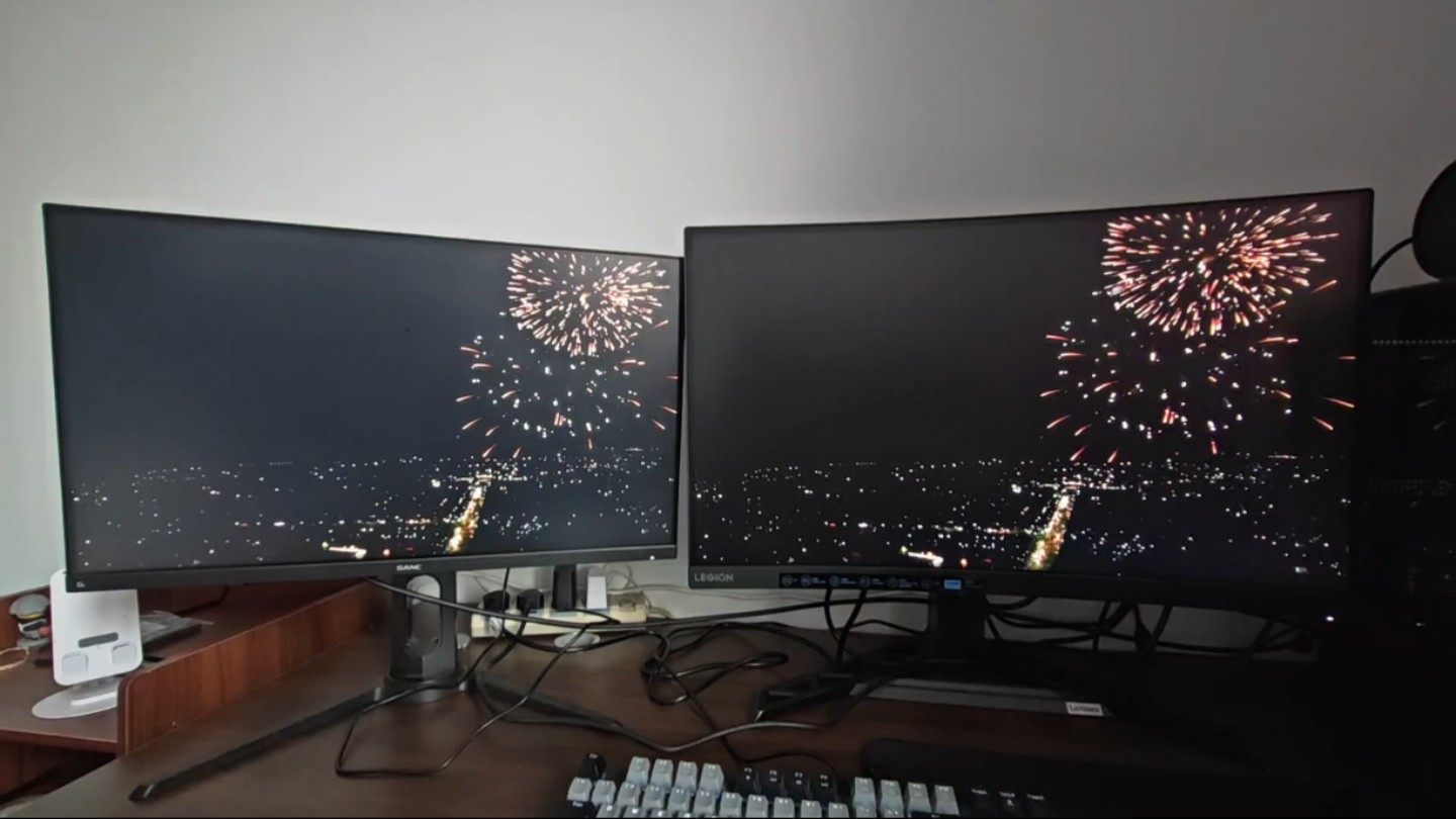 HVA与ips显示效果对比