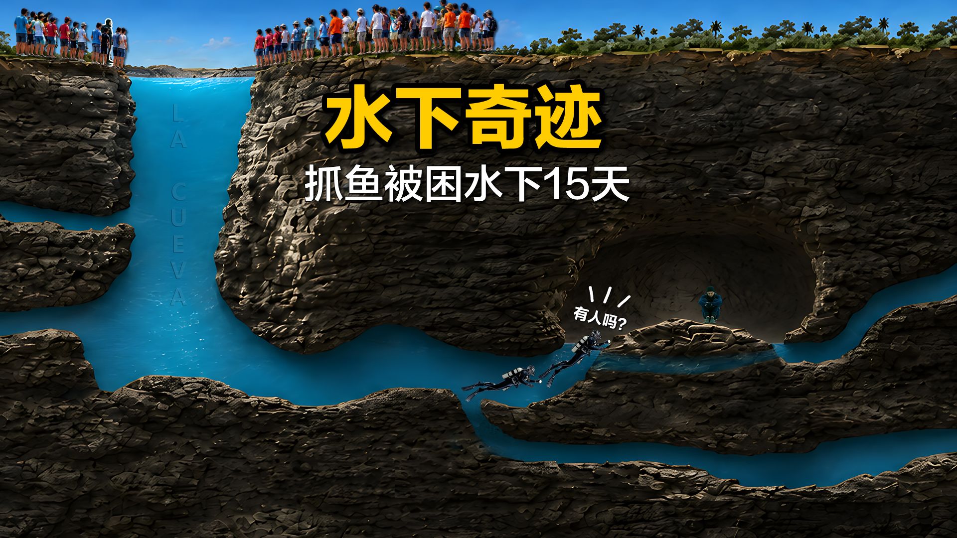 抓鱼被困水下15天后奇迹生还，墨西哥拉奎瓦洞穴潜水事故