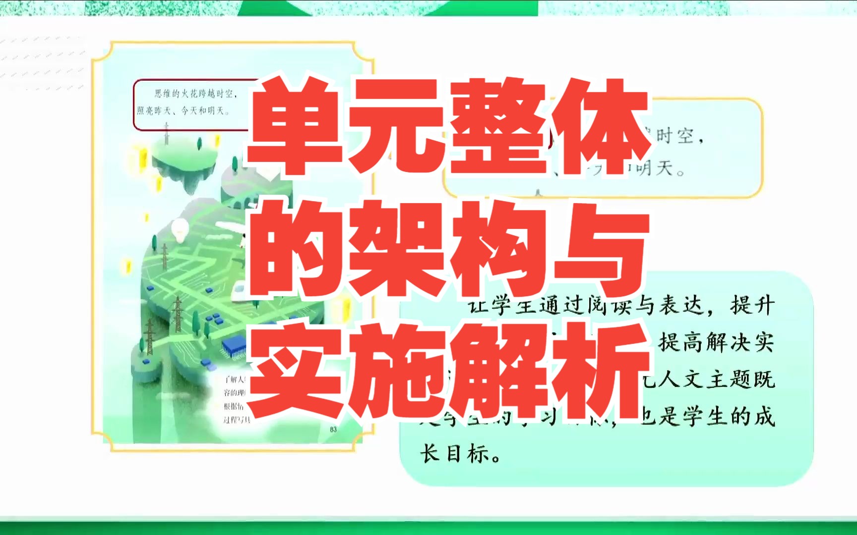 思辨性阅读与表达任务群视域下单元整体教学设计单元梳理:单元整体教学之五年级“思辨的光芒”单元教学 单元整体的架构与实施解析哔哩哔哩bilibili