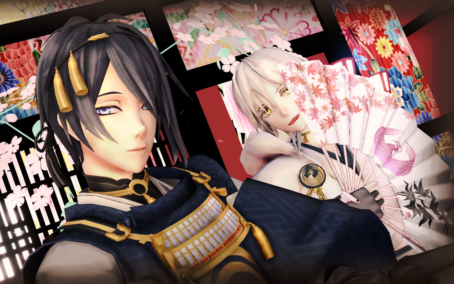 【mmd刀剑乱舞】伊吕波歌【三鹤】