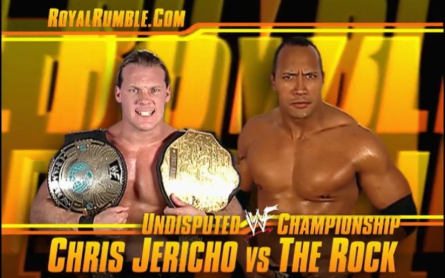 [图]【4.25★】Chris Jericho vs. The Rock – 2002.Royal Rumble