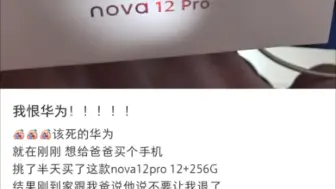 Download Video: 华为nova12Pro，我爱华为，来个好心人帮帮这位花粉收走吧，可刀