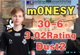 Download Video: 状态依旧火热~ m0NESY夺冠后带女友双排Dust2 (30-6) 3.02Rating POV | FACEIT天梯 | 2024.10.1