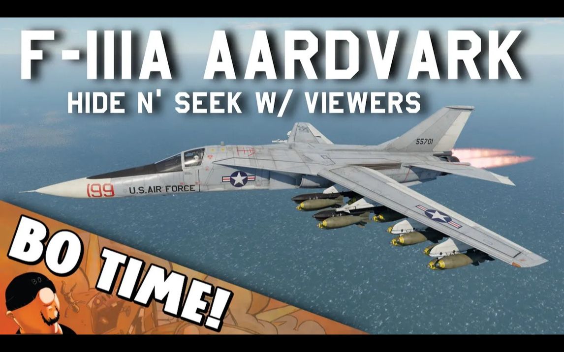 【战争雷霆】战雷躲猫猫 - f111特别篇 (bo time gaming)