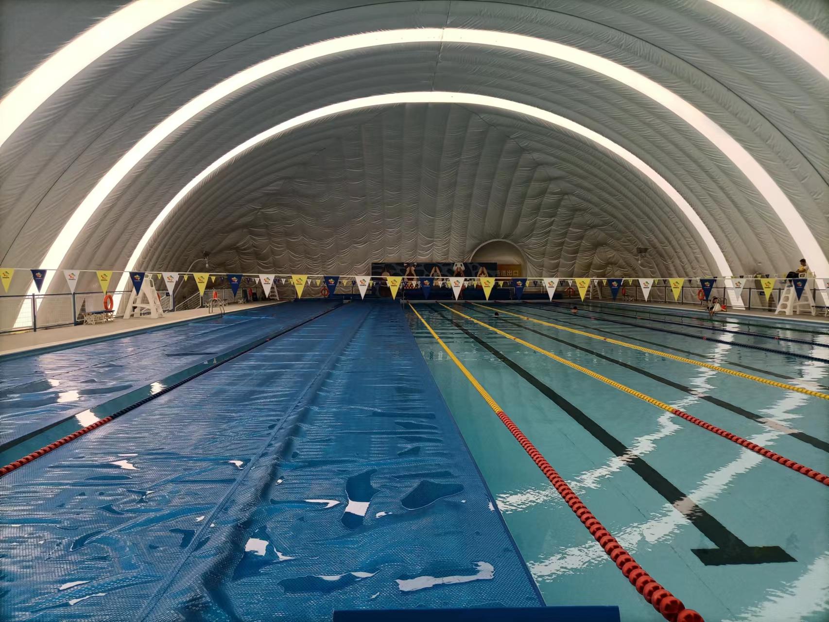 郑州龙湖全民健身中心气膜游泳馆