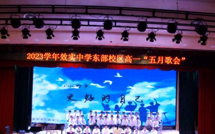 效实中学五月歌会d2602班歌——更好的自己