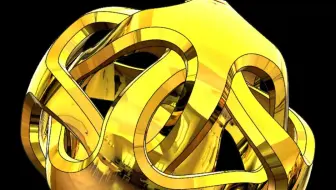 Solidworks交错球体画图案例，用放样这招比较简单
