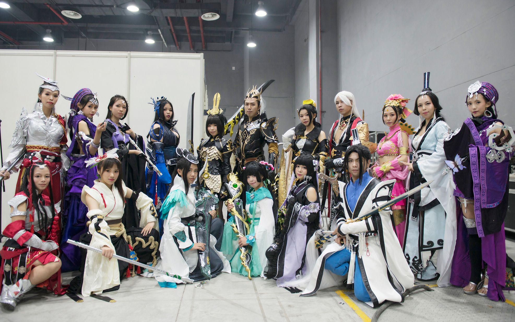 十方阁2017广州第15届萤火虫动漫展cosplay团体赛剑网三