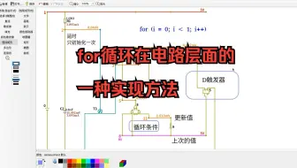 for循环在电路层面的一种实现方法