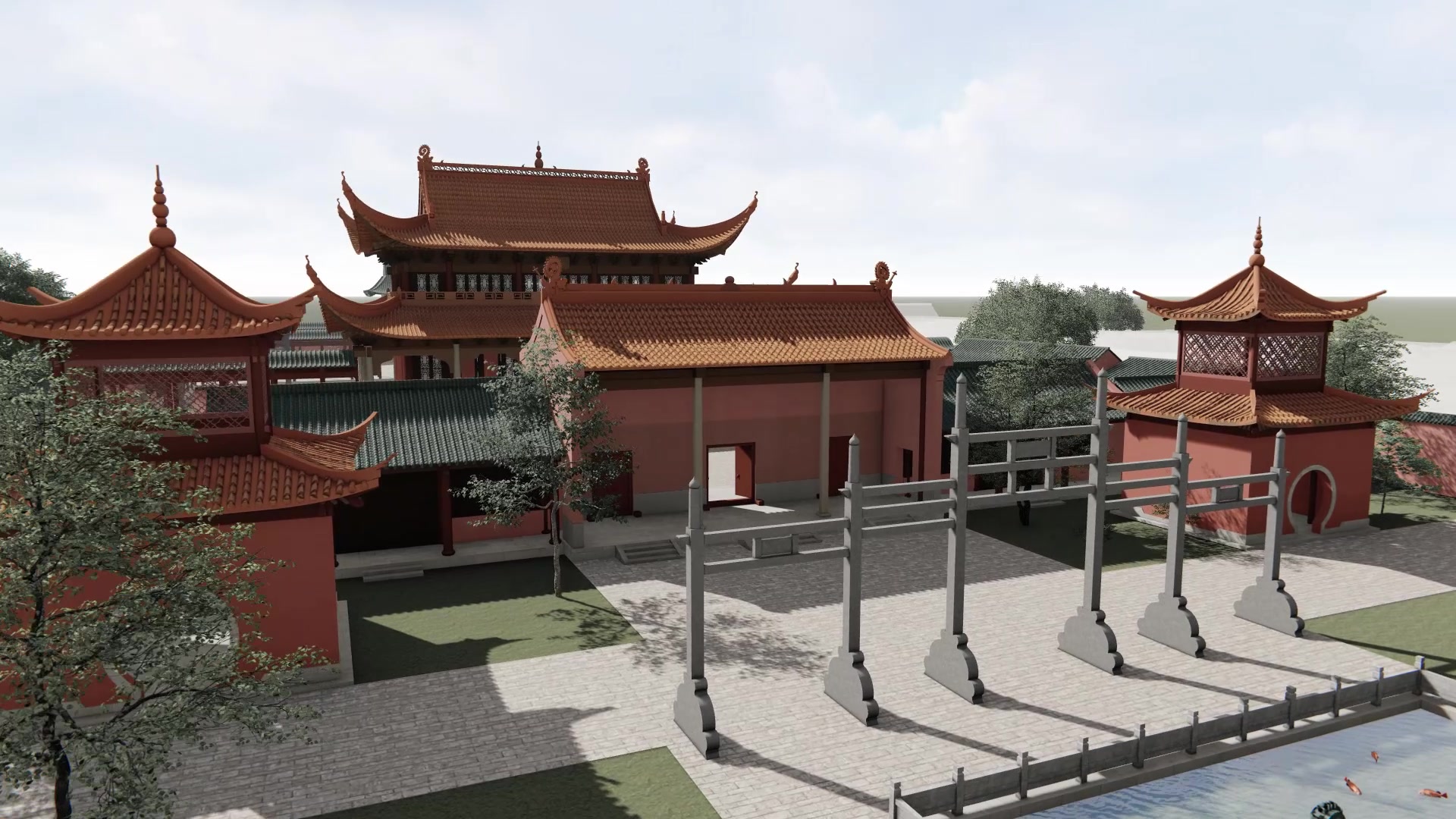 长沙府学宫虚拟修复_哔哩哔哩 (゜-゜)つロ 干杯~-bilibili