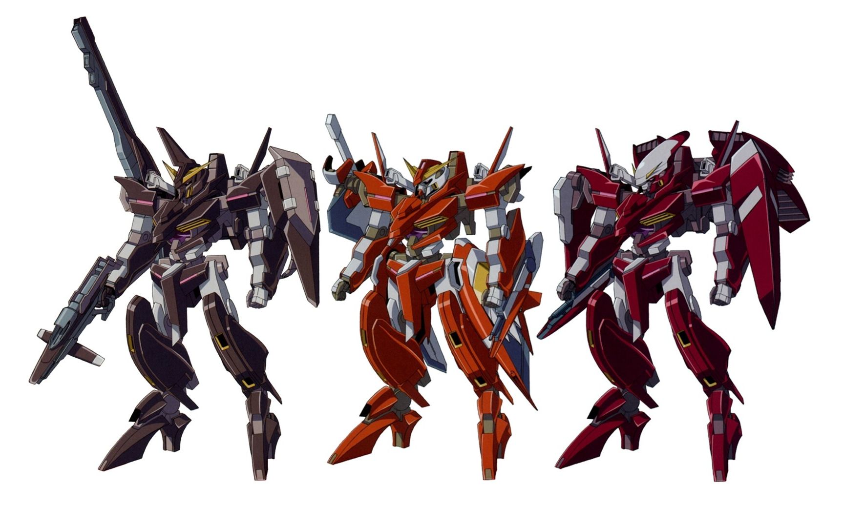 「高达00」机体谱系路线图(gnw谱系篇)