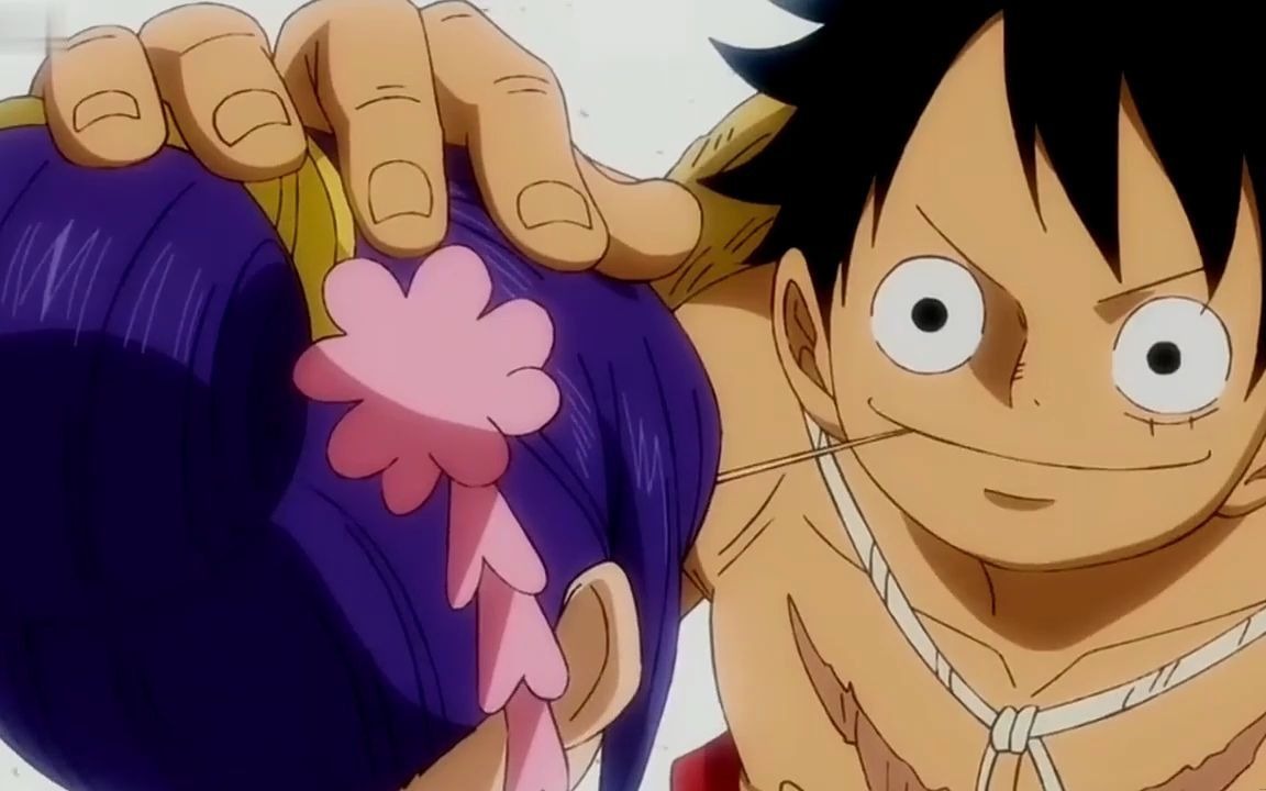 海贼王和之国第一幕,路飞登陆和之国遇到小玉,对决凯多被秒杀