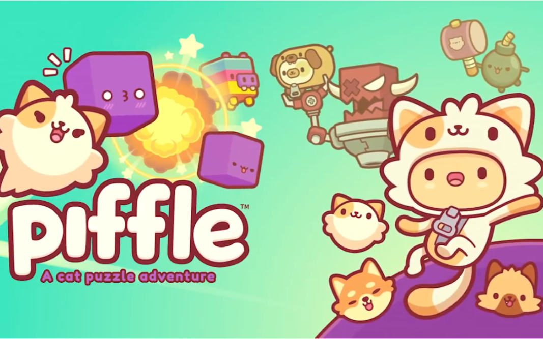 可爱风益智解谜游戏《piffle: a cat puzzle adventure》将于9月2日登