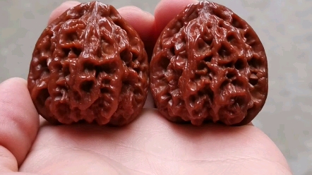 原树盘山帝王 老核桃 包浆 挂瓷 玉化 不是玛瑙,胜似玛瑙!