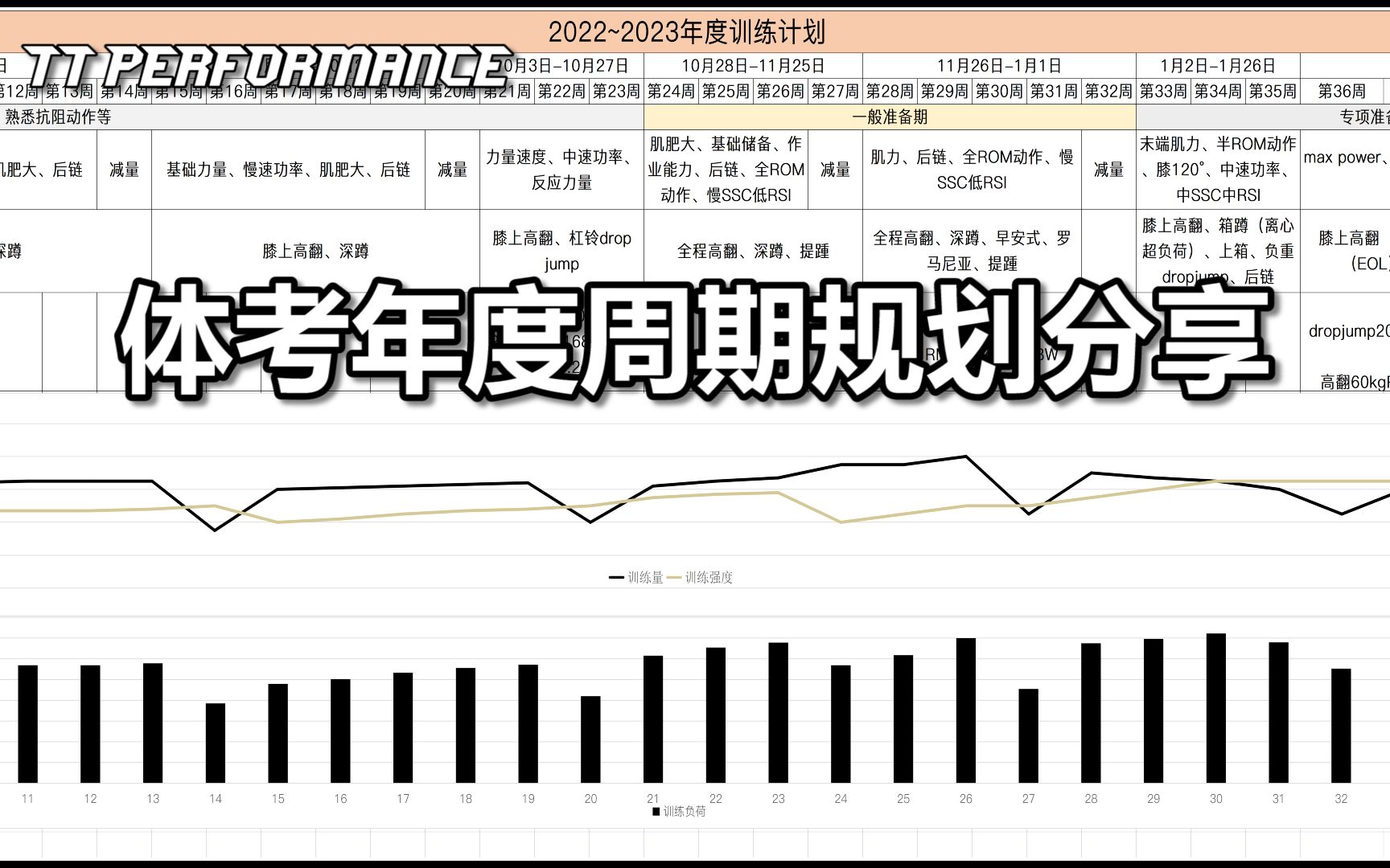 <体考的年度周期规划分享>TT PERFORMANCE科普哔哩哔哩bilibili