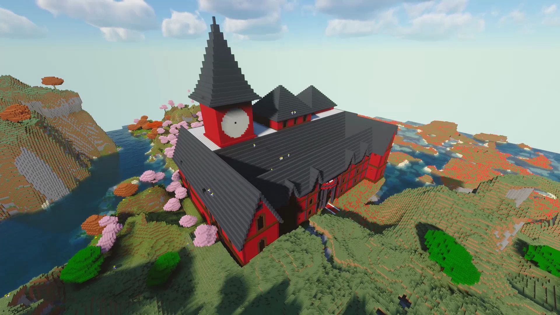 大型建筑红魔馆空降幻想乡!将在特殊群系自然生成!对!自然生成!