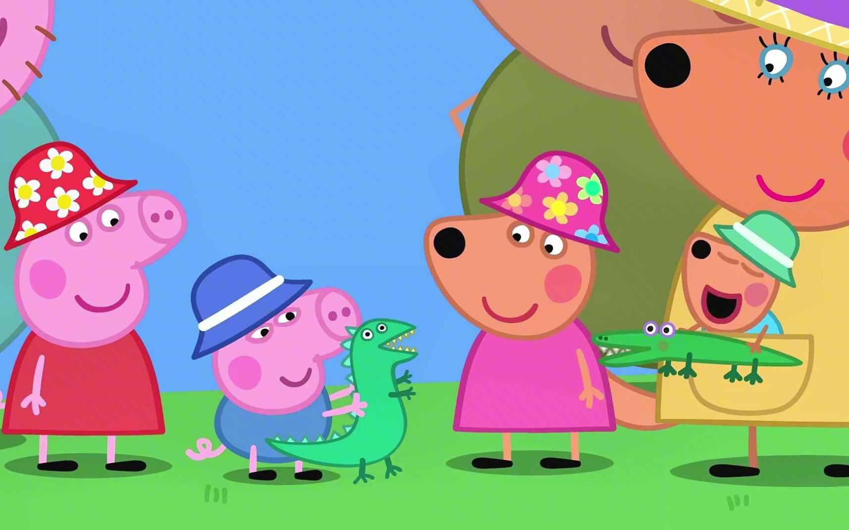 小猪佩奇第七季:佩奇一家到澳大利亚玩!袋鼠一家招待他们去野餐