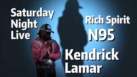 Kendrick Lamar performing Rich Spirit atthe Louis Vuitton show #kendri