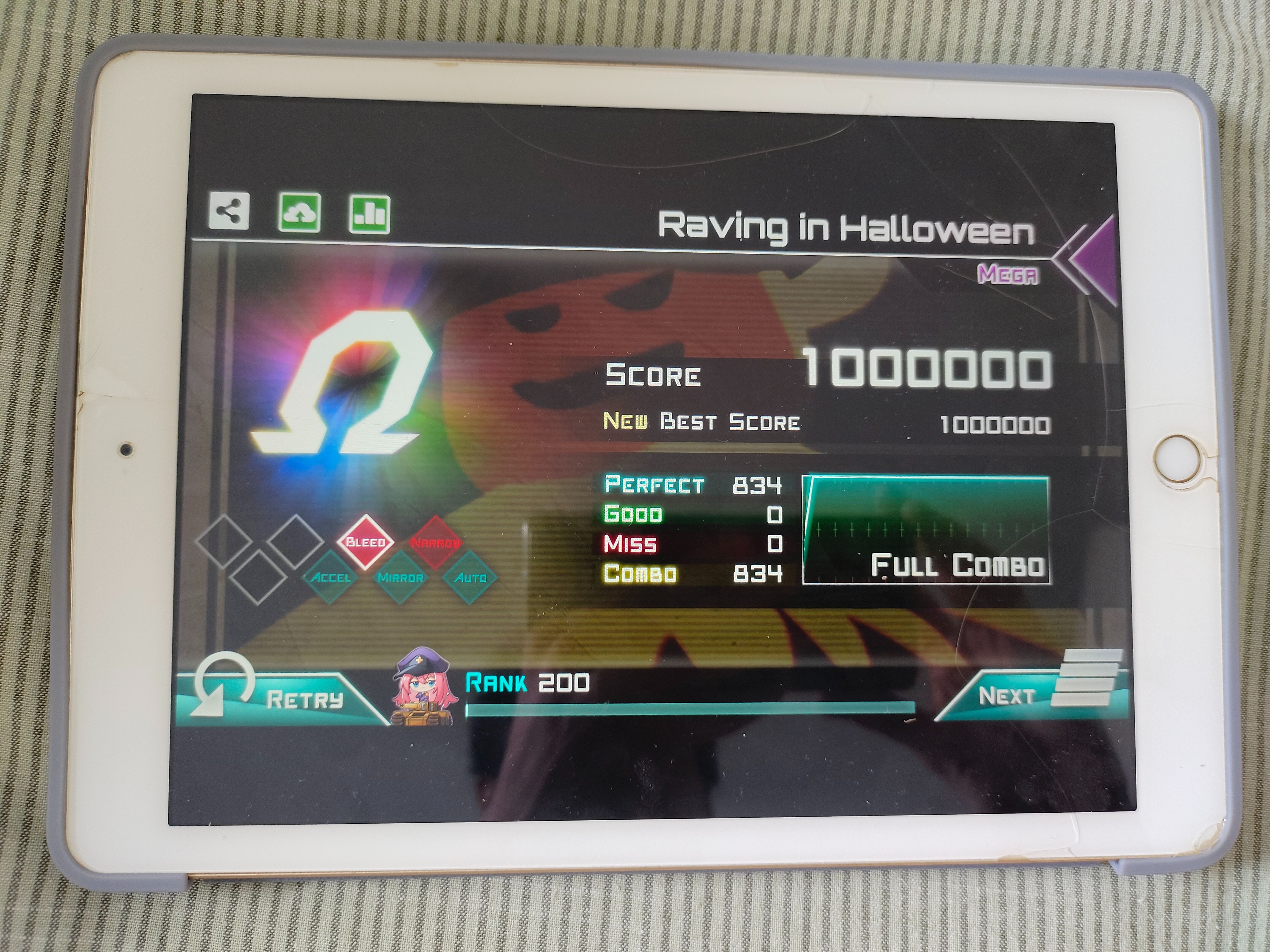 [Dynamix] 手速谱 Raving in Halloween MEGA 14 ALL PERFECT(手元为补录51)音游热门视频