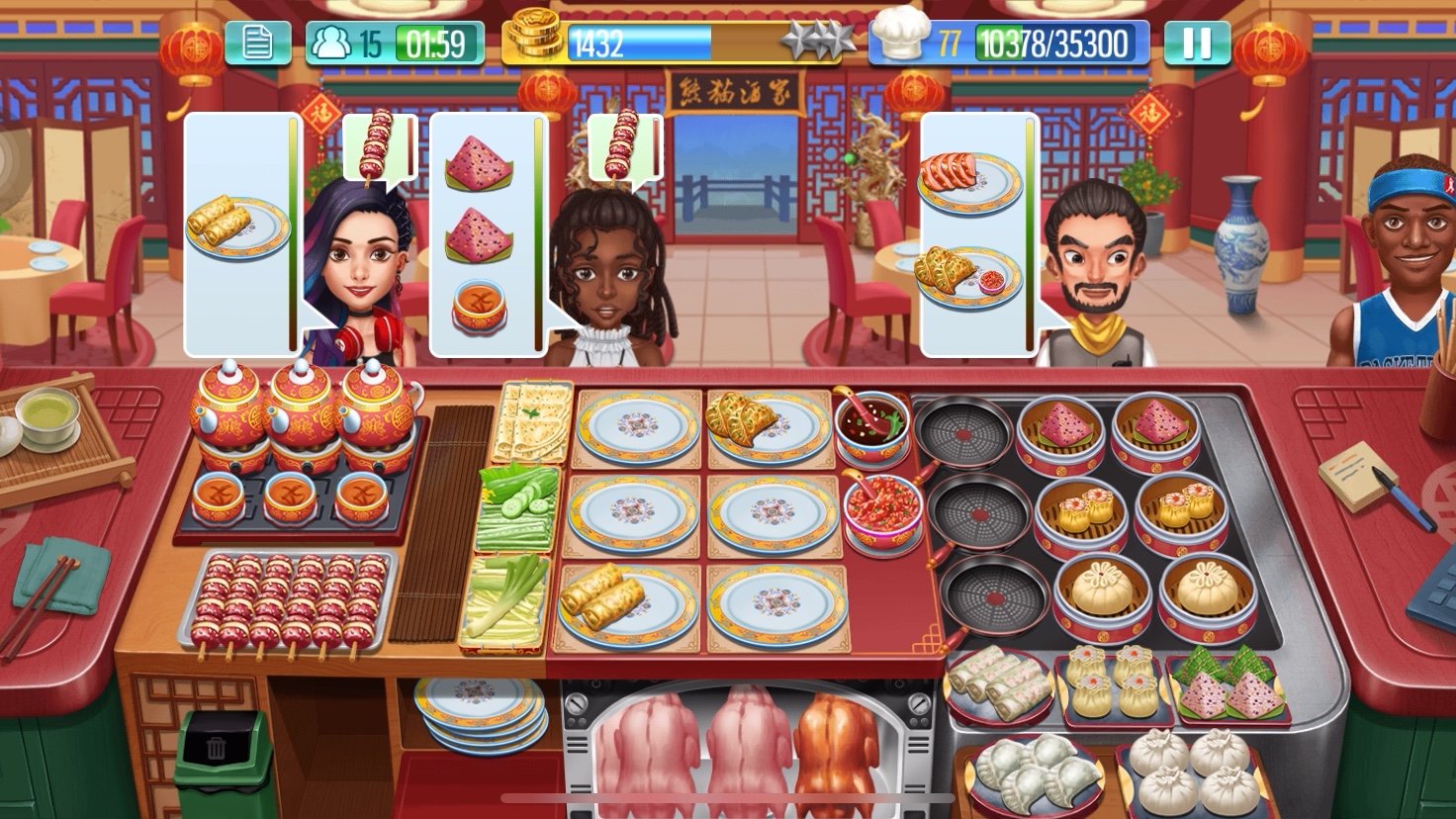 天天爱烹饪 熊猫餐厅第29关