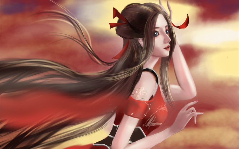 活动作品临摹焰灵姬