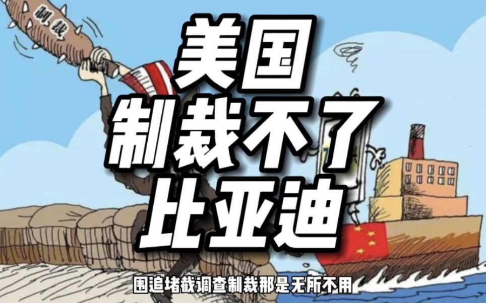 美国制裁不了比亚迪