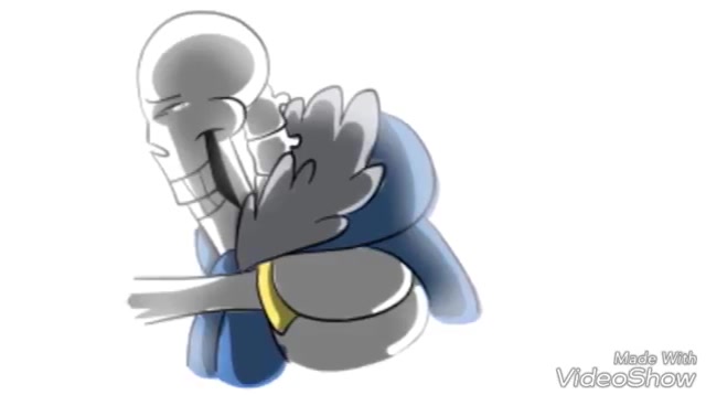 undertale漫配当sans遇见全然不信的papyrus