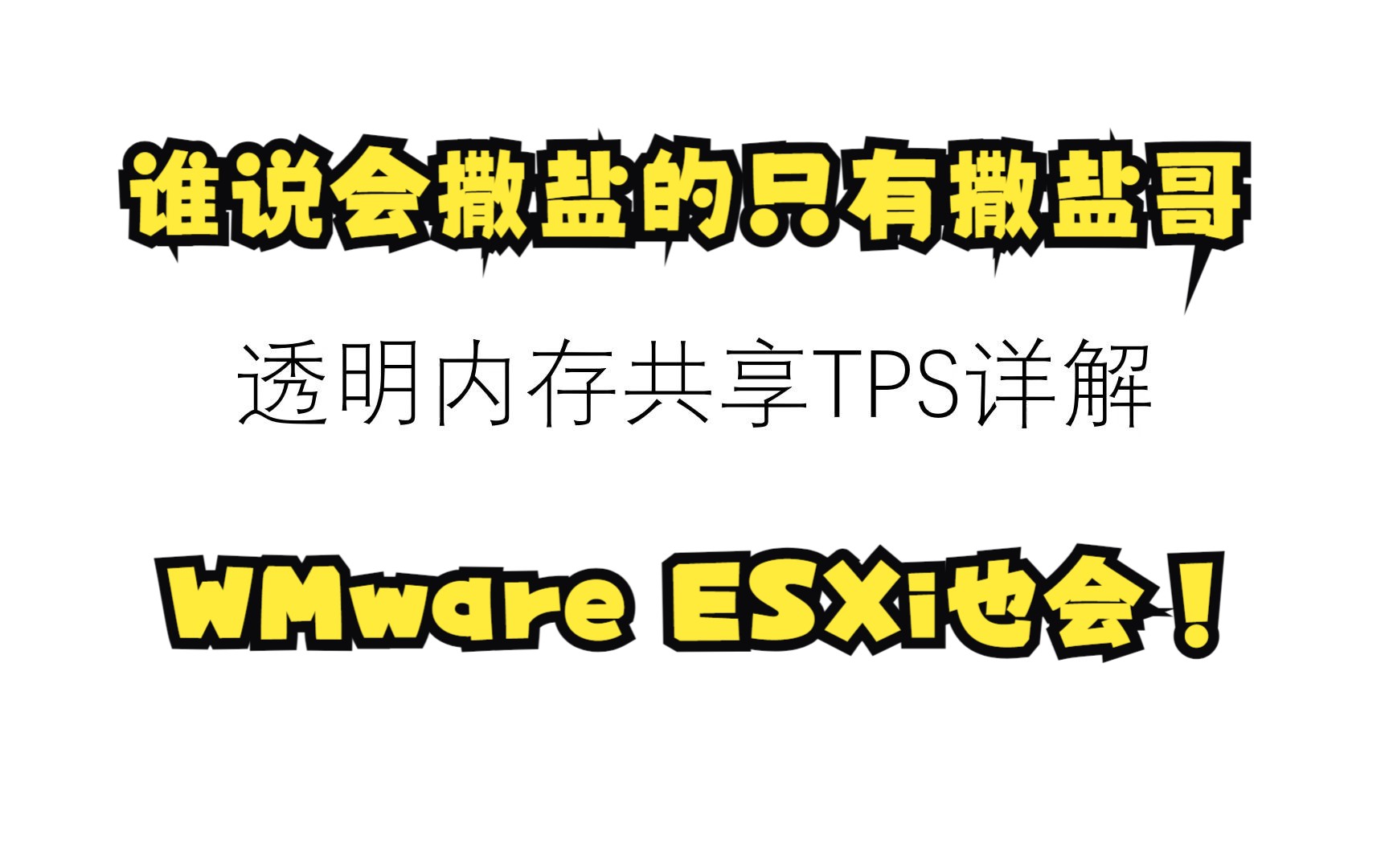 TPS和撒盐机制详解,也许是B站第一个详细讲撒盐机制的视频哔哩哔哩bilibili