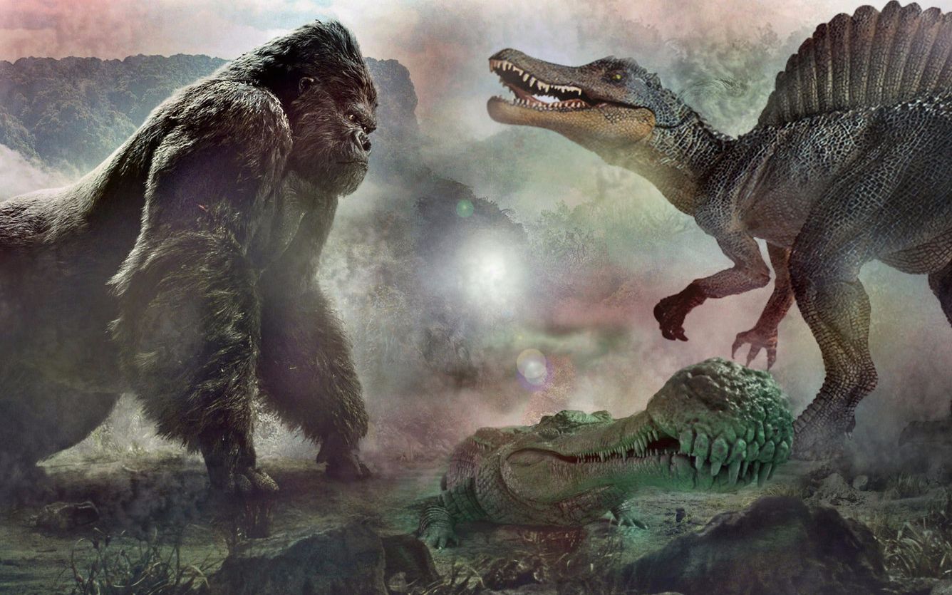 传奇系列怪兽的体型对比_哔哩哔哩 (゜-゜)つロ 干杯~-bilibili