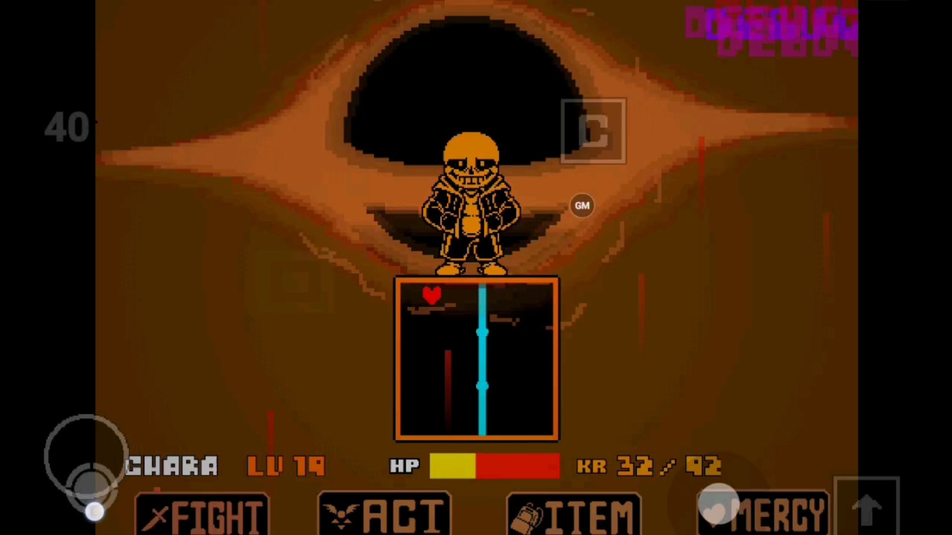 undertale/传说之下(原作者:toby fox)自制m87(现实中的一个黑洞)审判