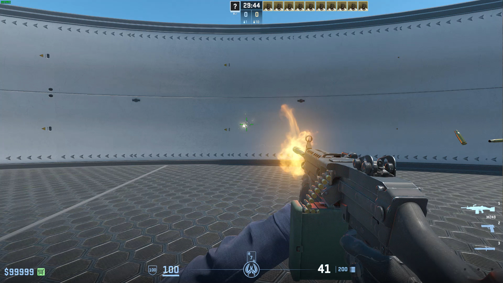 【csgo2】cs2主播级罗技鼠标宏压枪宏演示,弹道都在一