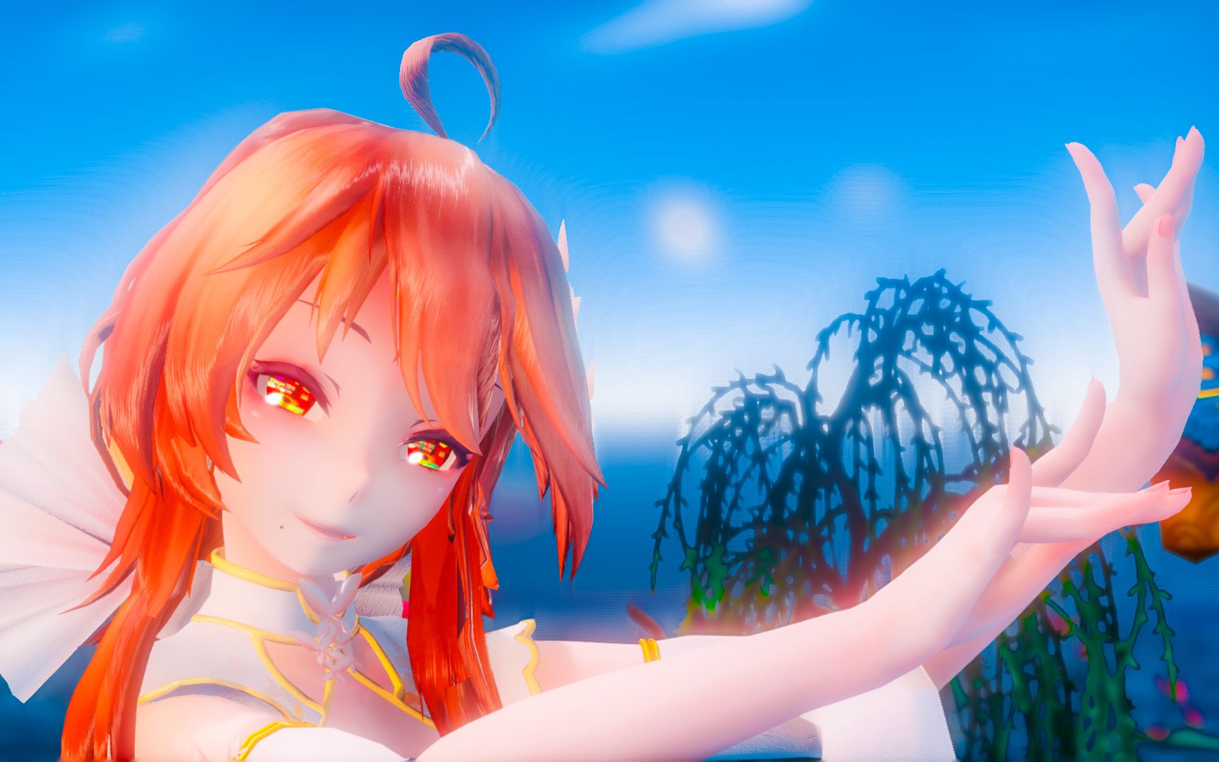 【mmd/乐正绫】东船西舫悄无言,唯见江心秋月白.