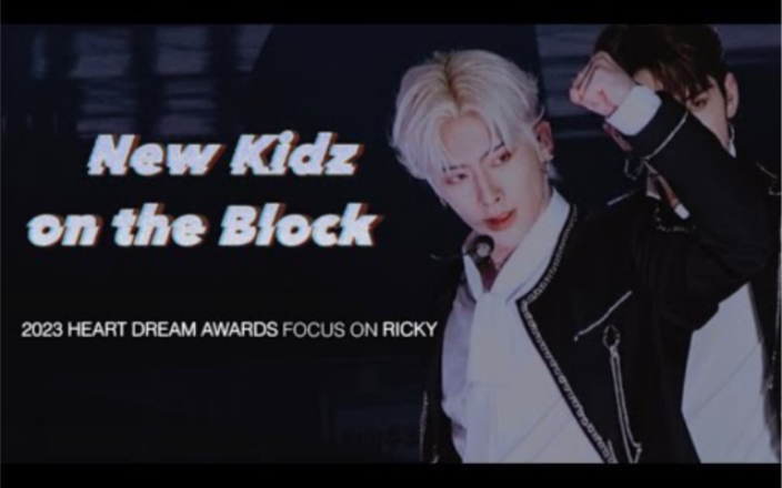 暗夜王子还是吸血鬼公爵? | 230810 HDA颁奖礼New Kids on the Block【Ricky沈泉锐】横版直拍哔哩哔哩bilibili