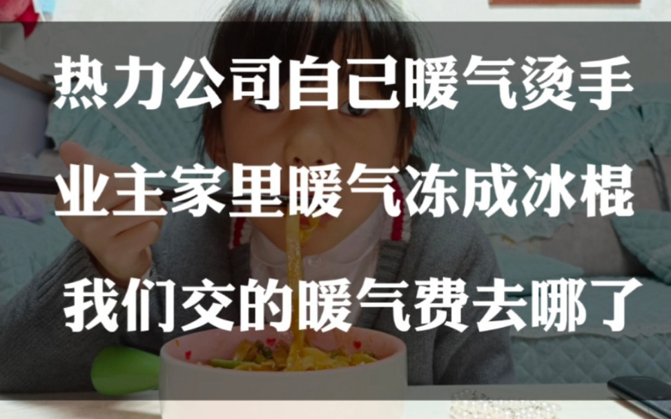 热力公司暖气烫手,业主家里暖气冻成冰棍,我们交的暖气费去哪了哔哩哔哩bilibili