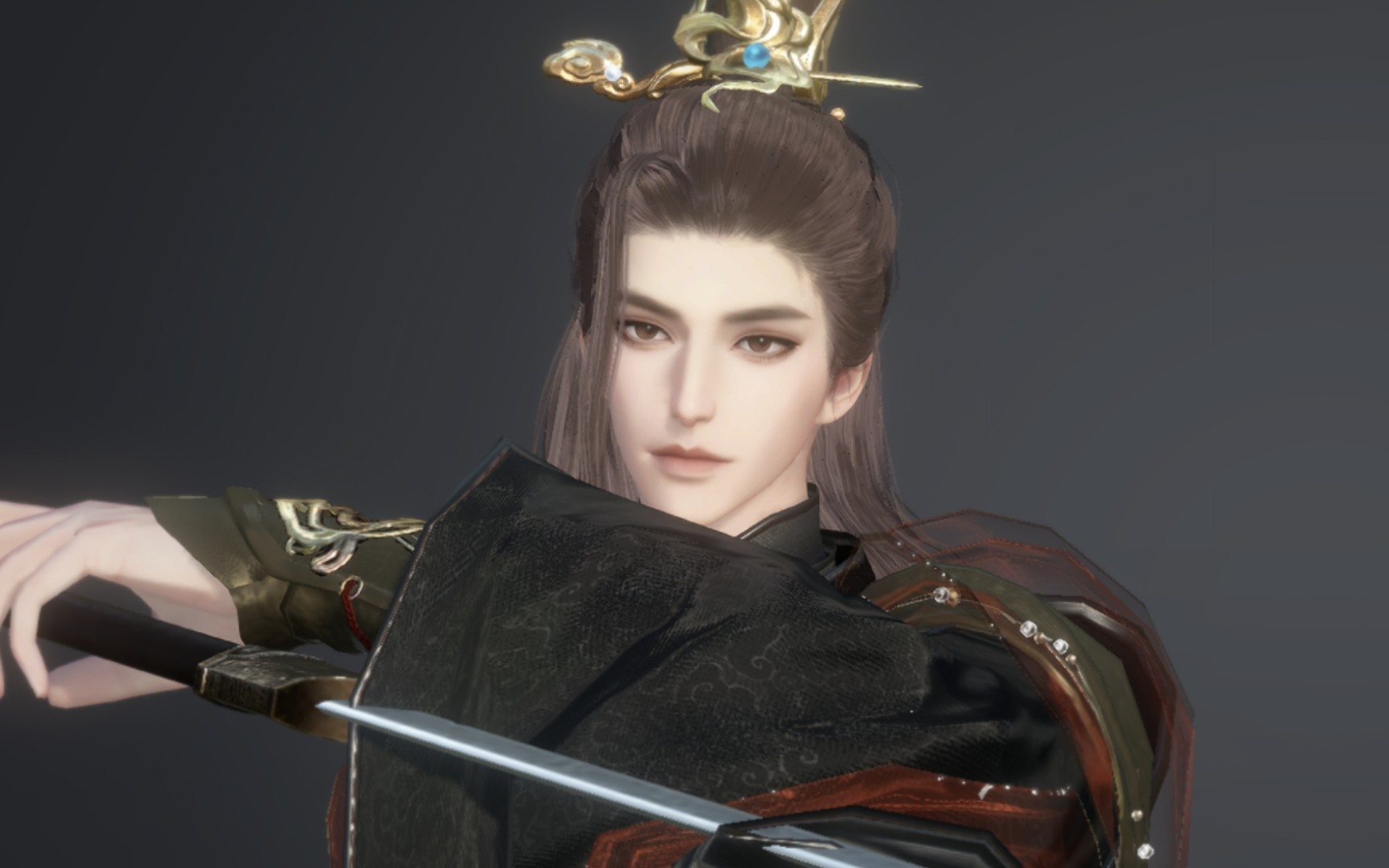 逆水寒手游捏脸分享男号无偿 帝王整容版